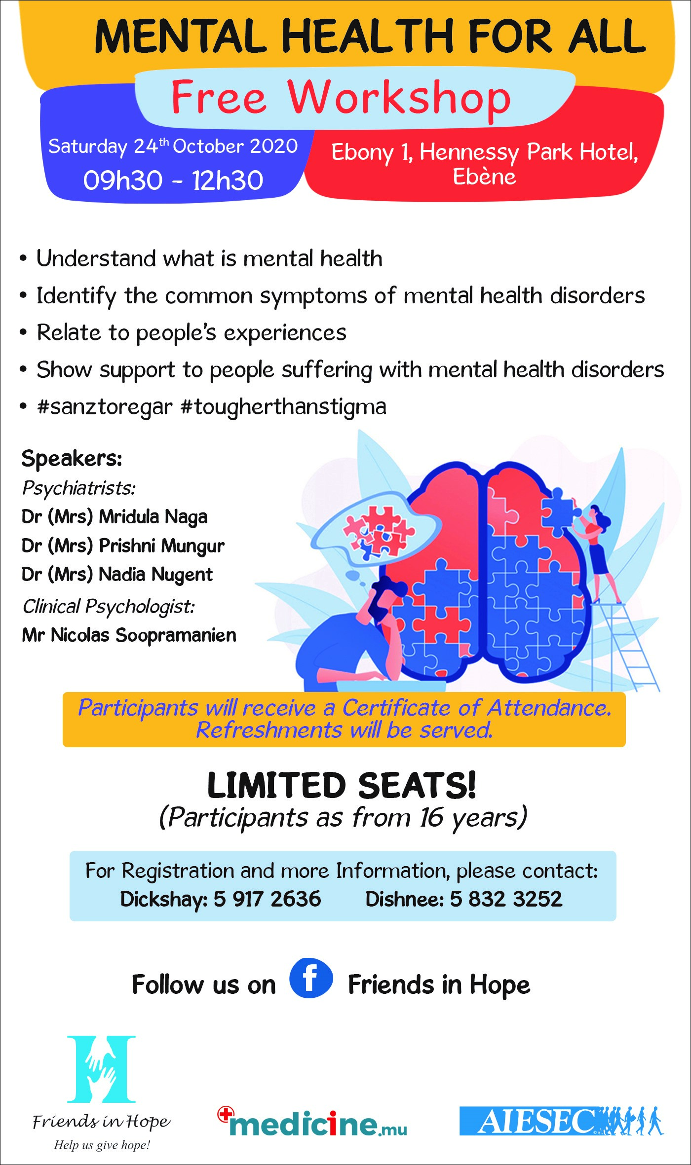 Workshop on mental health
